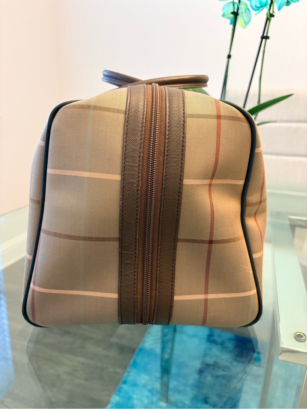 Vintage Burberrys Nova Check Boston Bag, - Gem